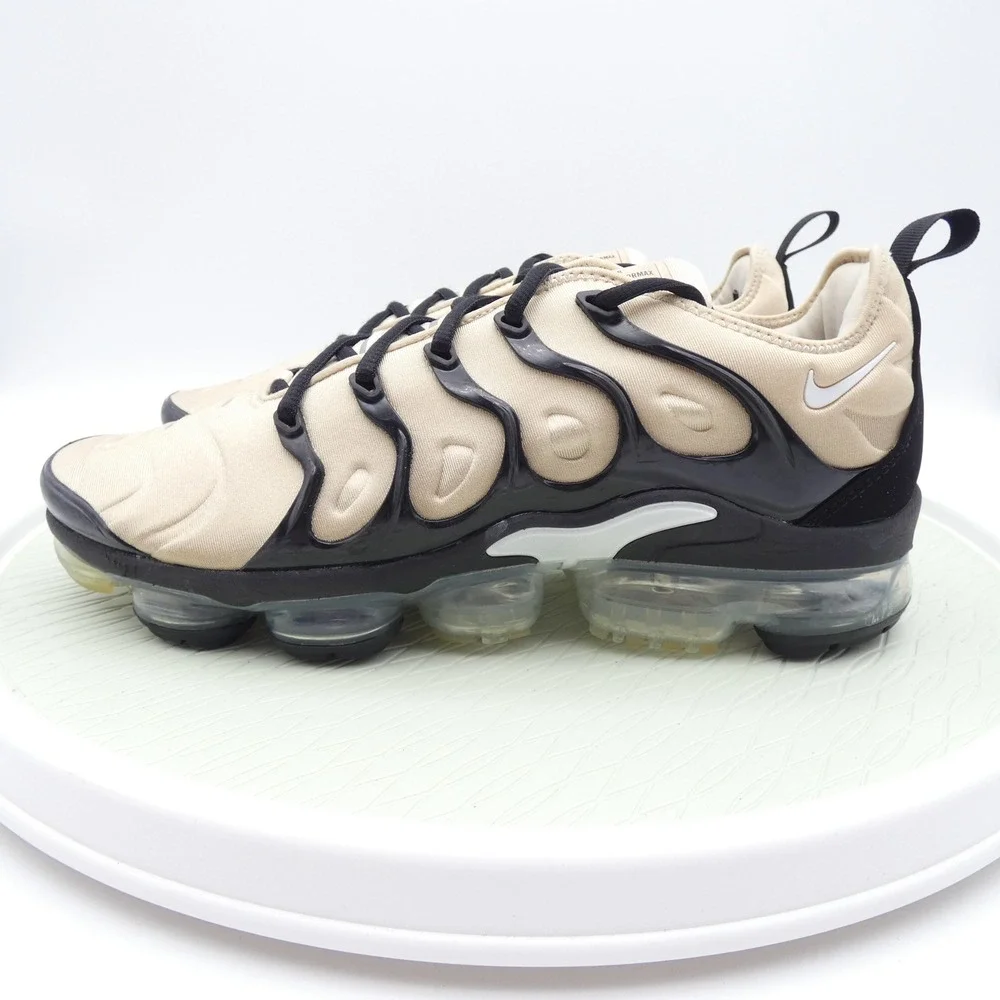 Nike Air VaporMax Plus Khaki Black White DX3720-200 Mens 11.5 Running Shoes